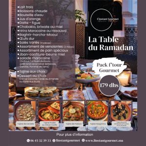 Table Ramadan Gourmand – Ftour Complet et Savoureux