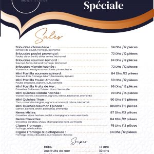 Composez Votre Commande - Carte Ramadan Spéciale Les Salés | L'Instant Gourmet